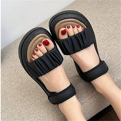 Comfortable High-Heel Roman Beach Sandals Summer Style