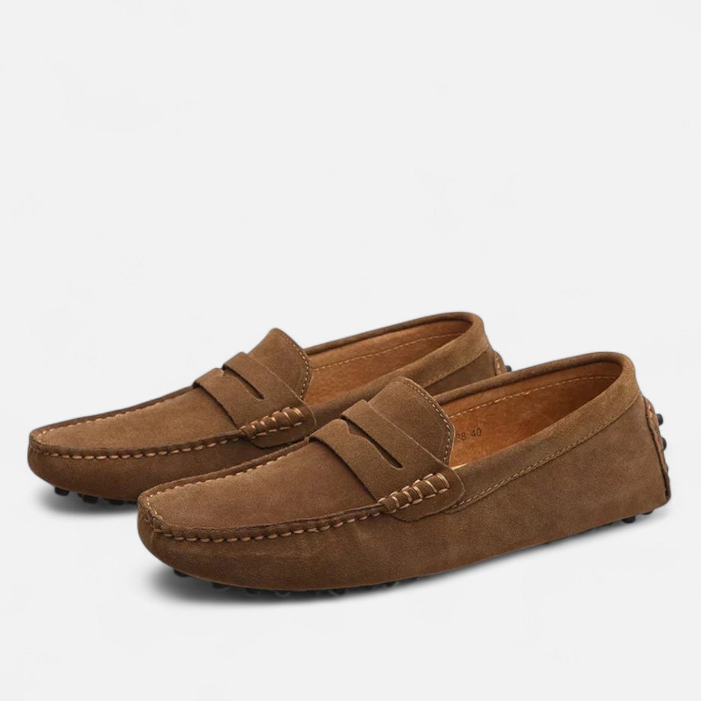 Men’s Suede Penny Driving Loafers