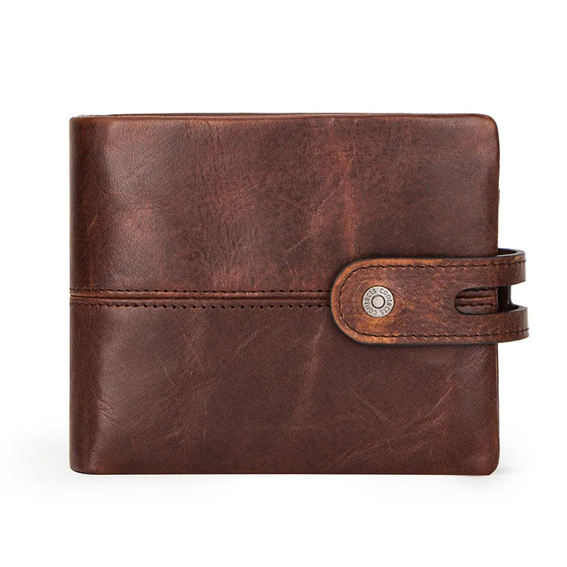 Vintage Brown Leather Men's Wallet