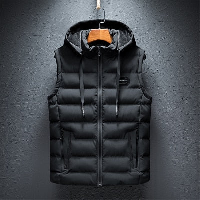 Men’s Recon Thermal Vest | Hooded Puffer Gilet – Warm & Water-Resistant
