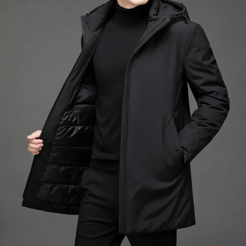 Cevori Warm & Stylish Hooded Long Winter Jacket