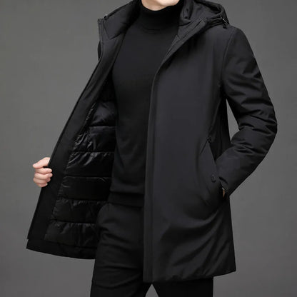 Cevori Warm & Stylish Hooded Long Winter Jacket