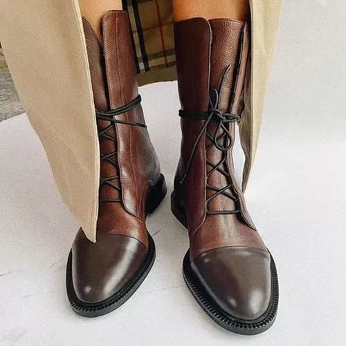 Women's Gaboura Classic Vintage Heeled Boots: High-Quality, Stylish, Warm, and Comfortable
