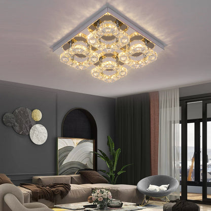 Elegant Four Light Crystal Chandelier