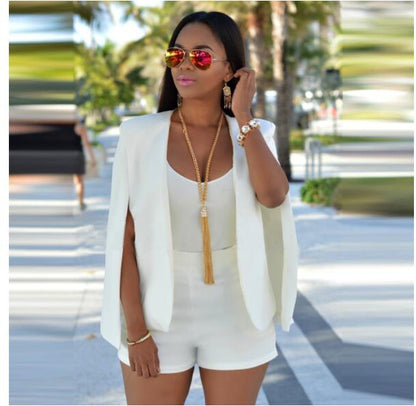 Women's Classic Fit Open Front Office Jacket