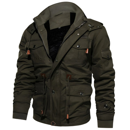 Men’s Faux Fur Lined Winter Field Parka