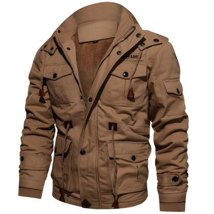 Men’s Faux Fur Lined Winter Field Parka