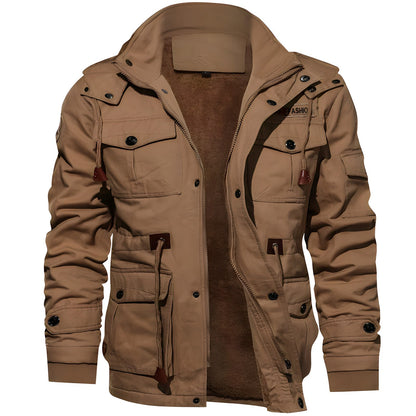 Men’s Faux Fur Lined Winter Field Parka