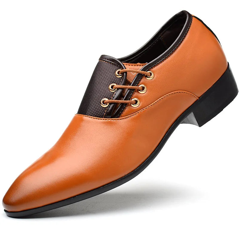Comfortable Mens Leather Dress Shoes