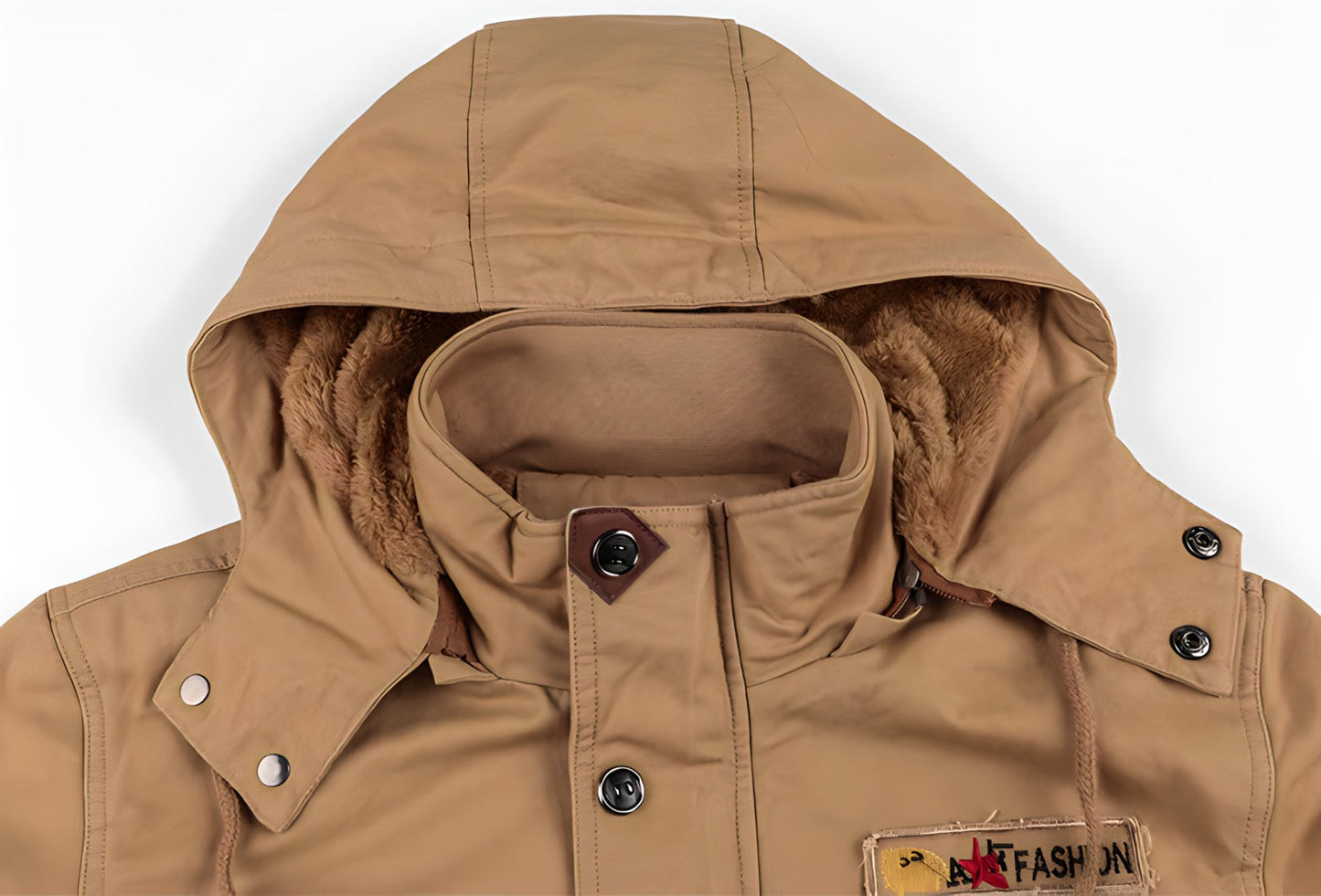 Men’s Faux Fur Lined Winter Field Parka