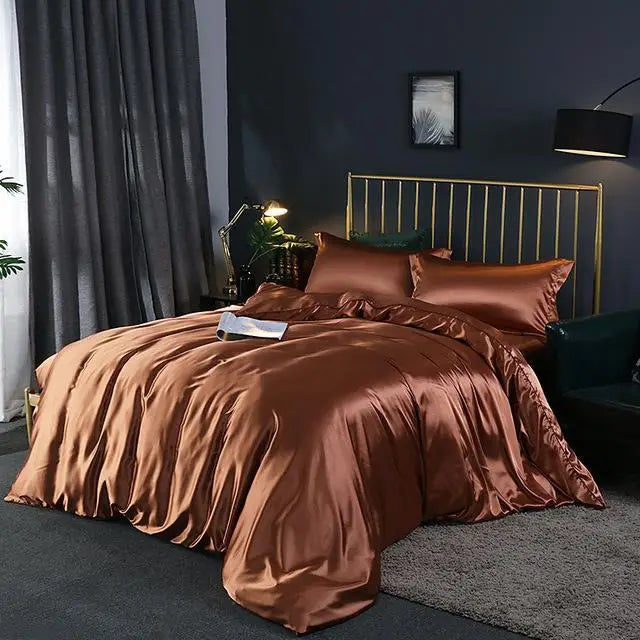 Soft 4-Piece Bed Set Sheets Duvet Cover Pillowcases