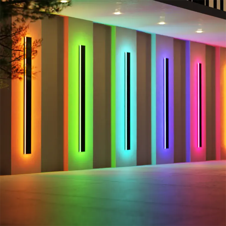Colorful LED Outdoor Indoor Wall Lamp - BritishElegance