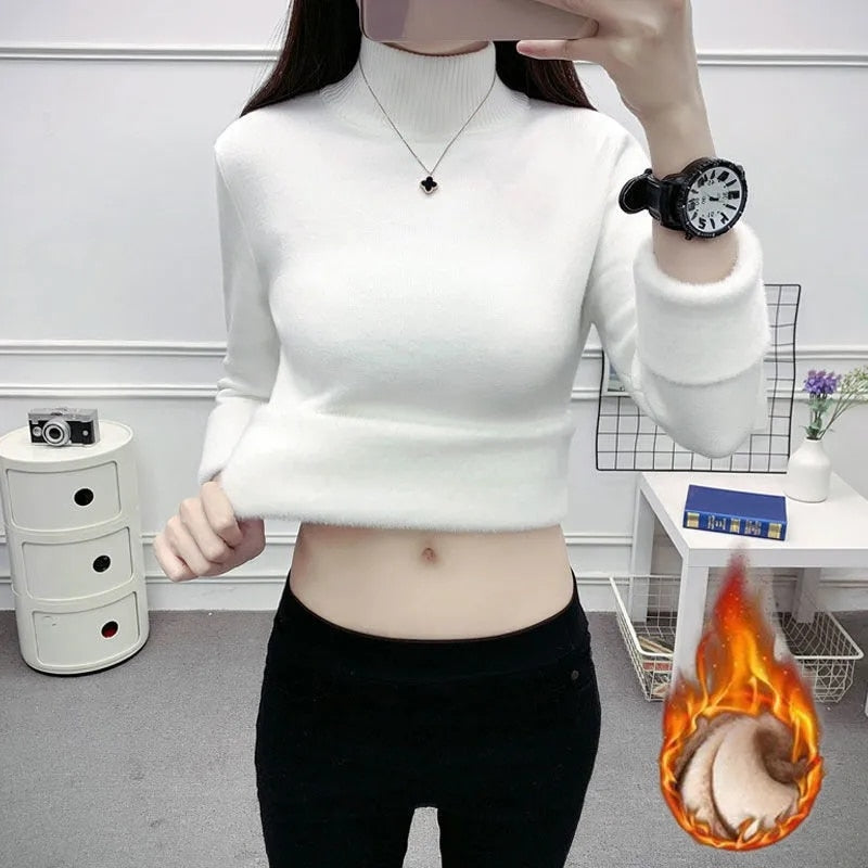 Cozy Women's Soft Winter Knit Sweater - BritishElegance