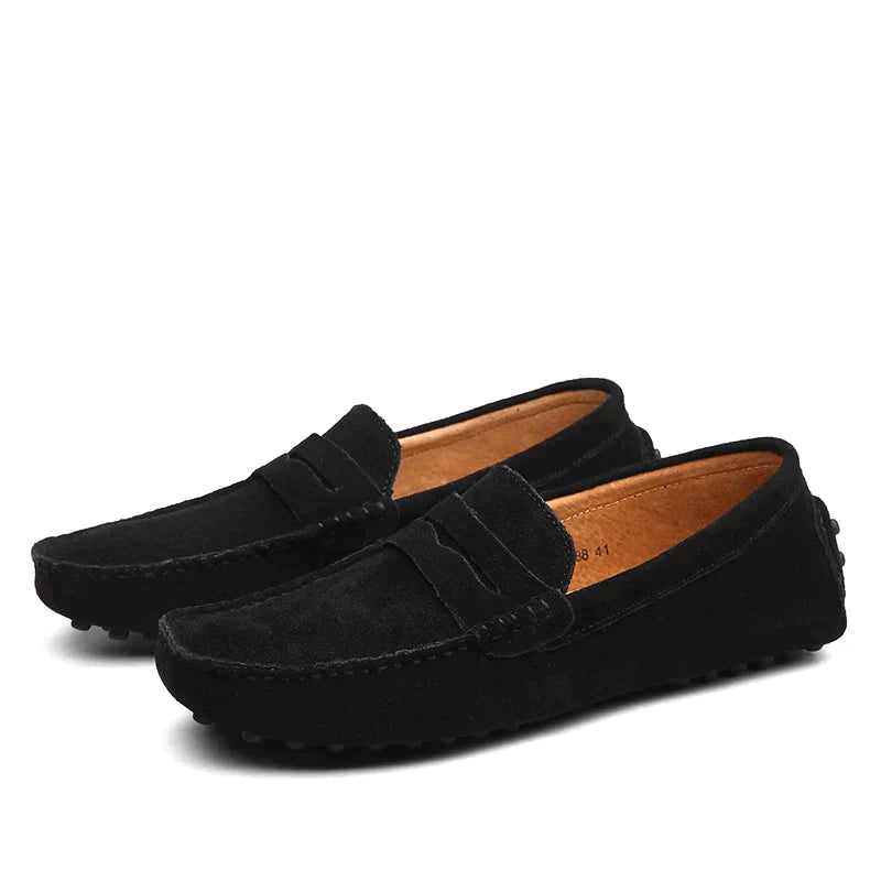 Stylish Men's Suede Slip On Shoes