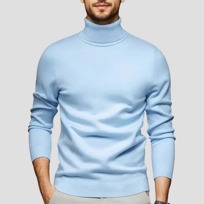 Men’s Sleek Fitted Turtleneck Sweater