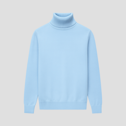 Men’s Sleek Fitted Turtleneck Sweater