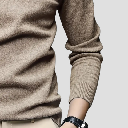 Men’s Sleek Fitted Turtleneck Sweater