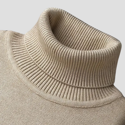 Men’s Sleek Fitted Turtleneck Sweater