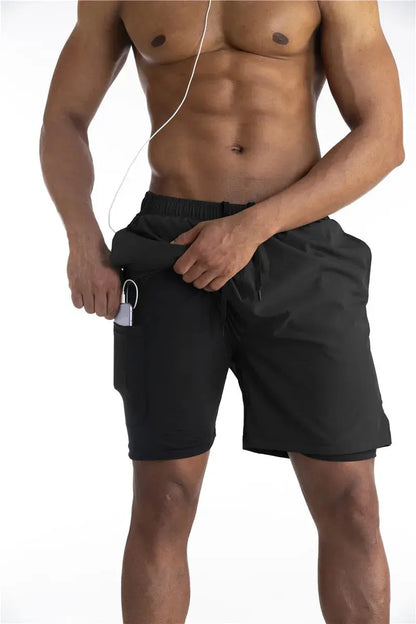 Running Shorts with Liner & Phone Pocket – Comfort & Functionality