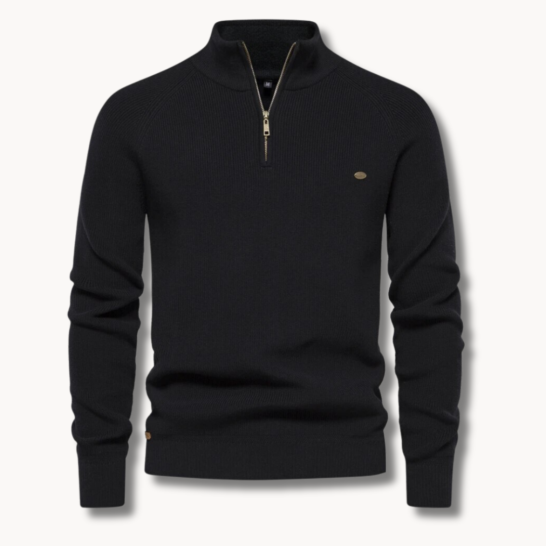 Men's Classic Crew Neck Knitted Pullover Sweater