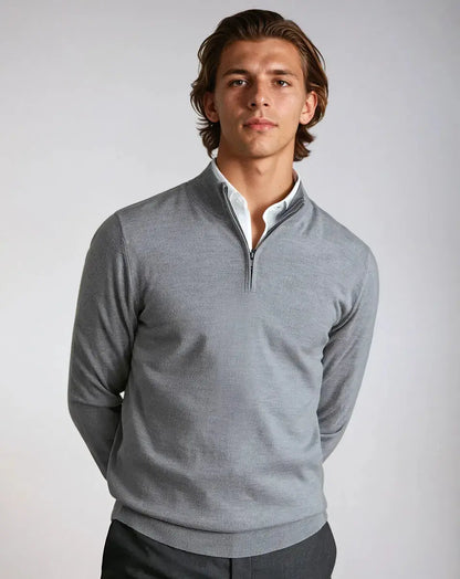 Simon - Old Money Half-Zip Jumper