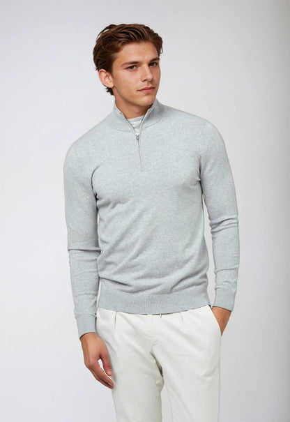 Rico - Men’s Cotton Half-Zip Sweater