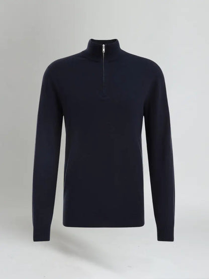 Tristan - Old Money Half-Zip Sweater