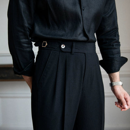 Classic Fit Men's Pleated Work Pants