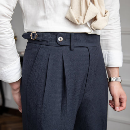Classic Fit Men's Pleated Work Pants