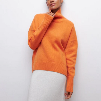 Hazel – Women's Oversized Turtleneck Jumper