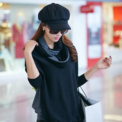 Vintage-style balloon cap and comfort for winter