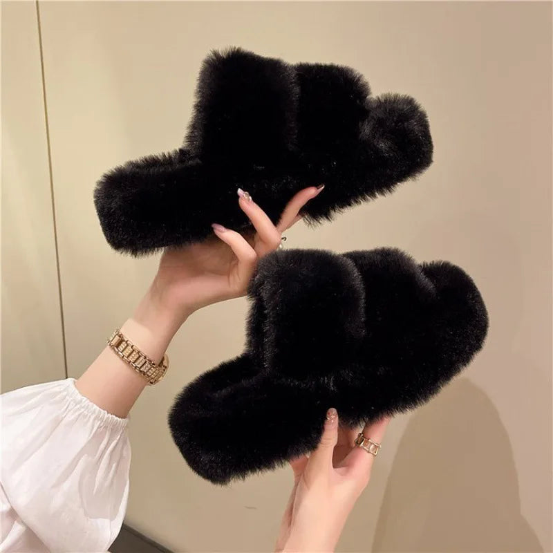 Cozy Women's Fleece Lined House Slippers - BritishElegance