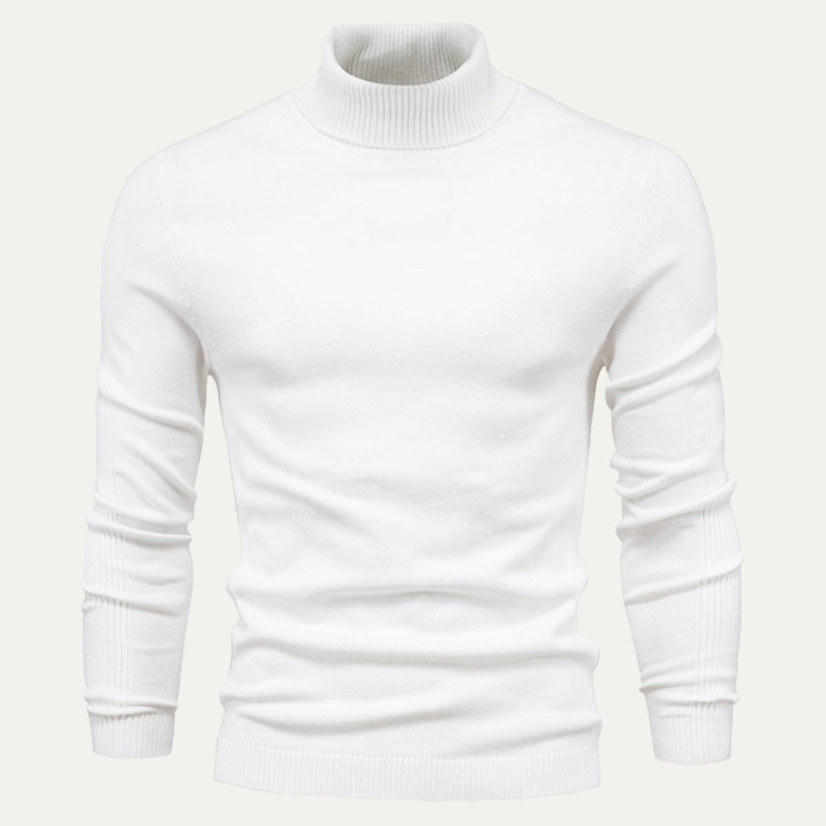 Men’s Modern High Collar Turtleneck Sweater