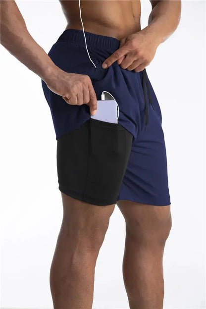 Running Shorts with Liner & Phone Pocket – Comfort & Functionality
