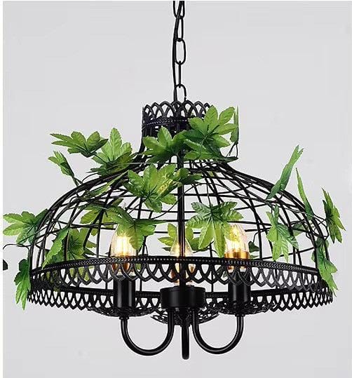 Rustic Metal Cage Pendant Light