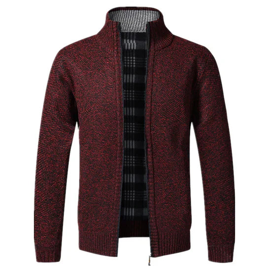 Cotton Knit Fleece Jacket - Enrich