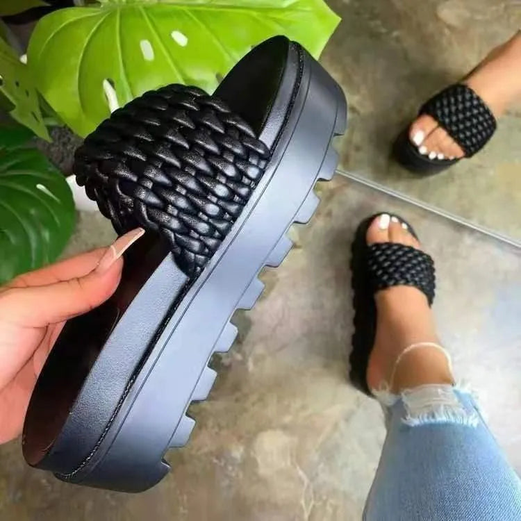 Women's Woven High Heel Sandals