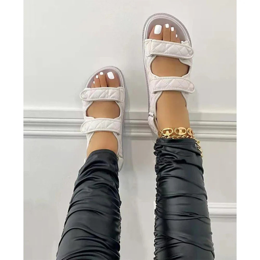 Comfortable Women's Flat Sandals - Lightweight Summer Beach Shoes