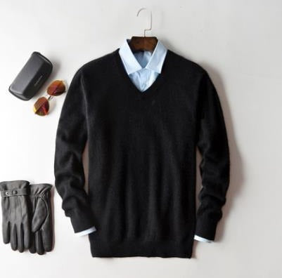 Luxurious Cashmere Crew Neck Classic Sweater