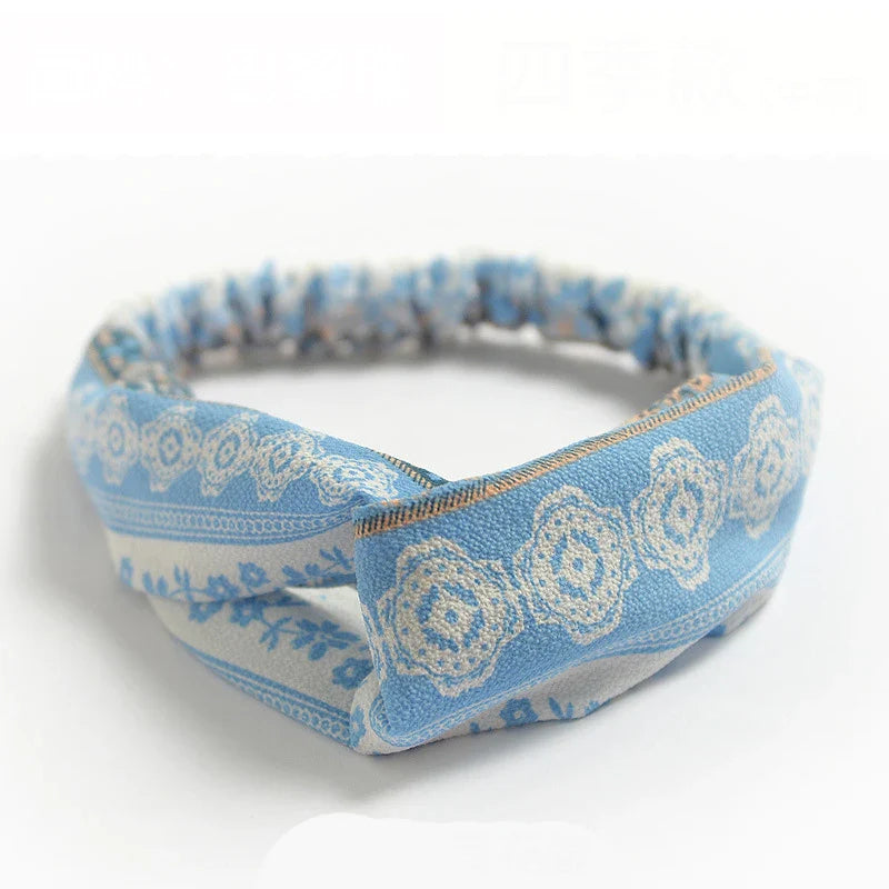 Bohemian Chic Headband – Soft Elastic Hair Tie