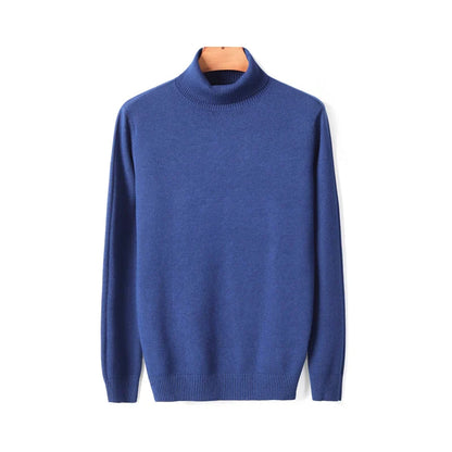 Ribbed Turtleneck Sweater Men