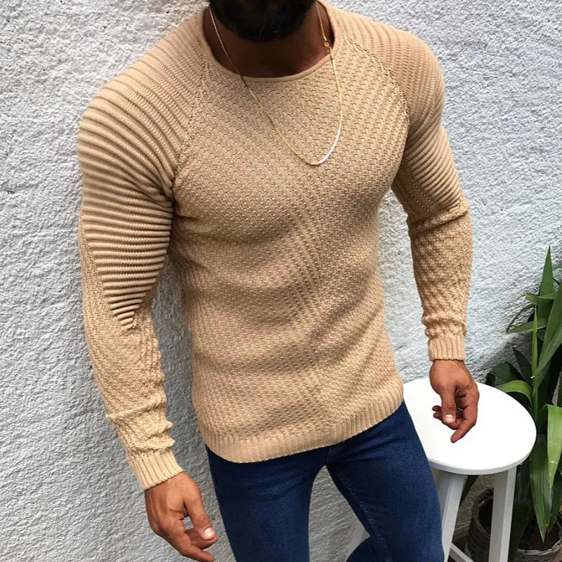Warm Mens Knitted Winter Sweater