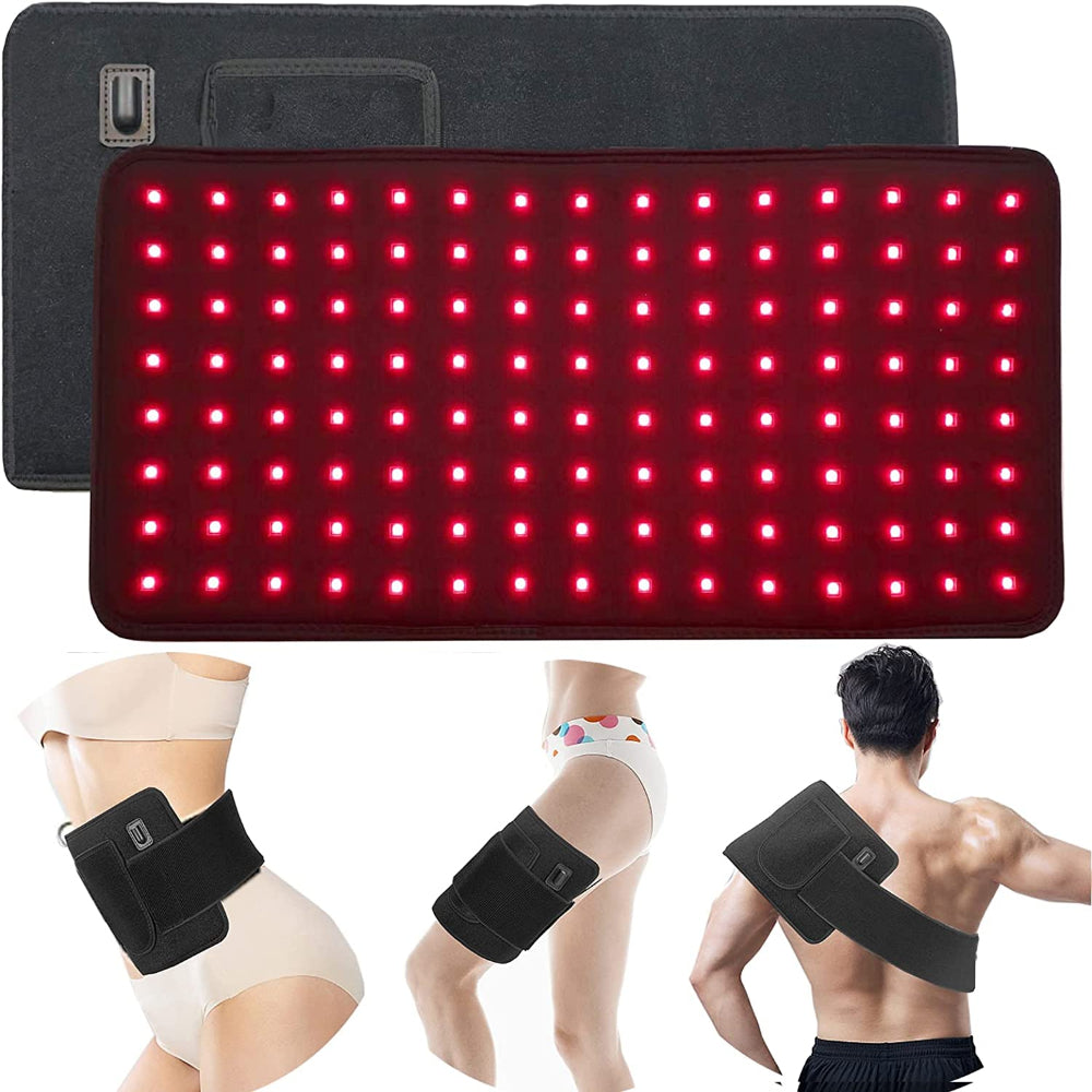 HeatFlex | Adjustable Heated Back Belt Support Wrap for Pain Relief
