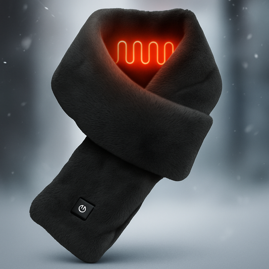 WarmWeave | Heated Scarf with Soft Fleece for Winter Comfort
