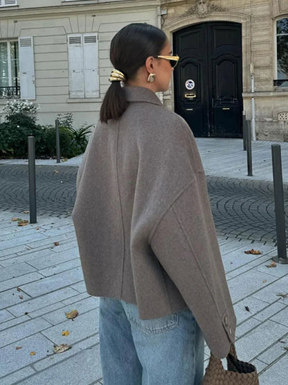 Maya | Oversized Women's Wool Blend Coat