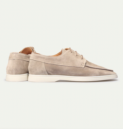 Men’s Suede Lace Up Derby Boat Hybrid Shoes