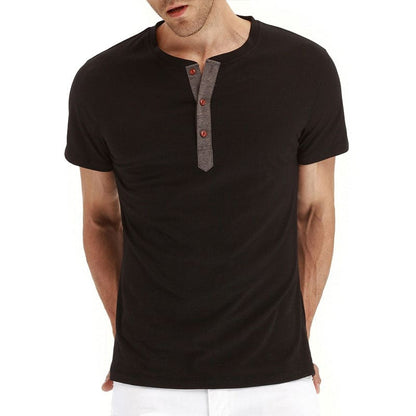 Henley T-Shirt – Soft Blend Knit And Adjusting Neck Placket