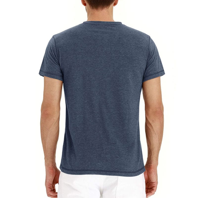 Henley T-Shirt – Soft Blend Knit And Adjusting Neck Placket