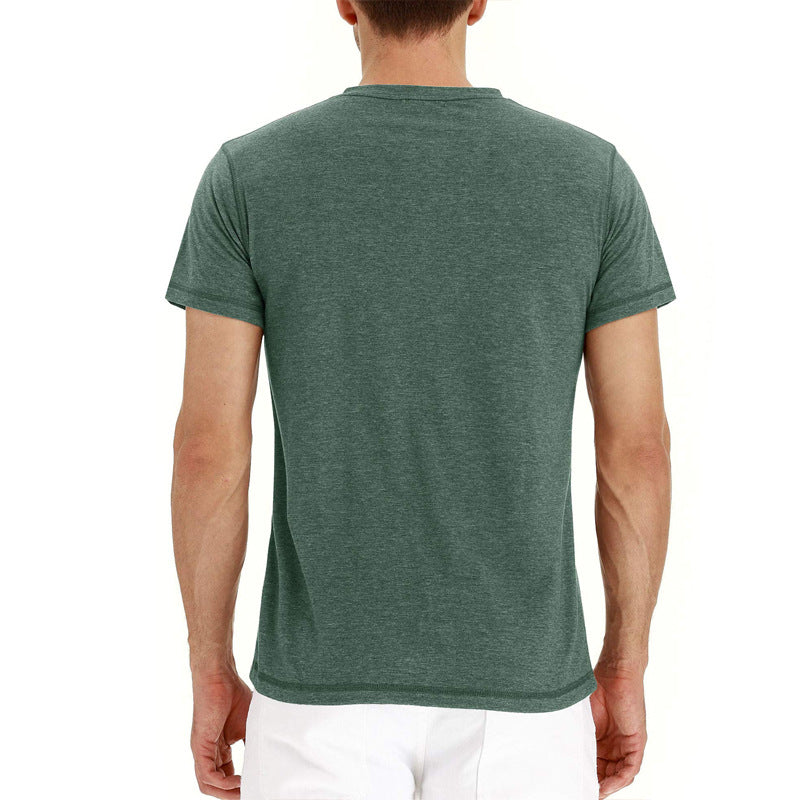 Henley T-Shirt – Soft Blend Knit And Adjusting Neck Placket
