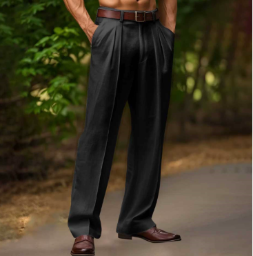 Comfortable Lightweight Men's Summer Pants - BritishElegance